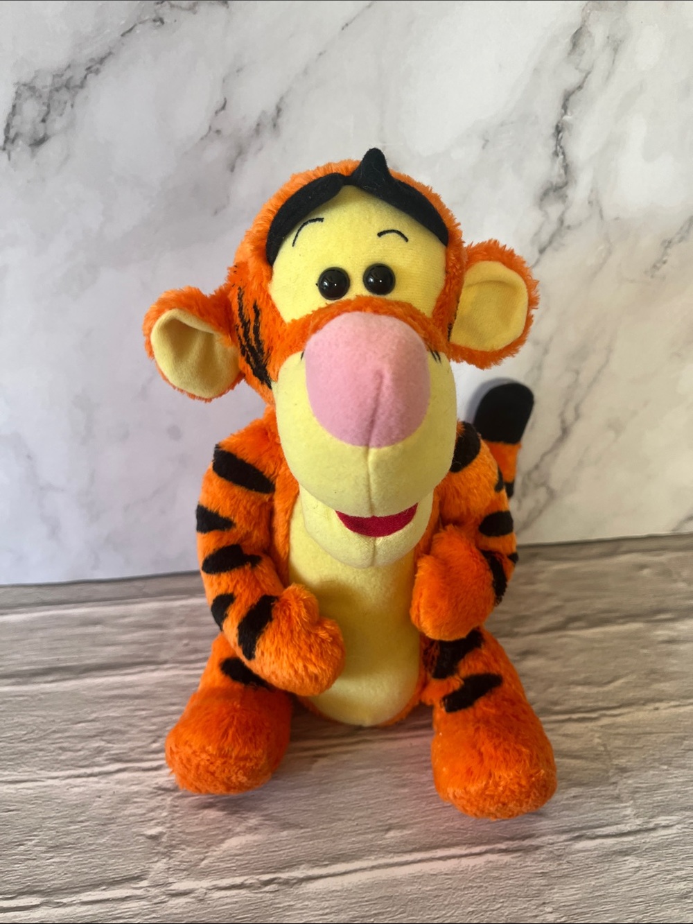Vintage 2001 Disney Tigger Tug-In-Time Interactive Plush Toy Tested & Works